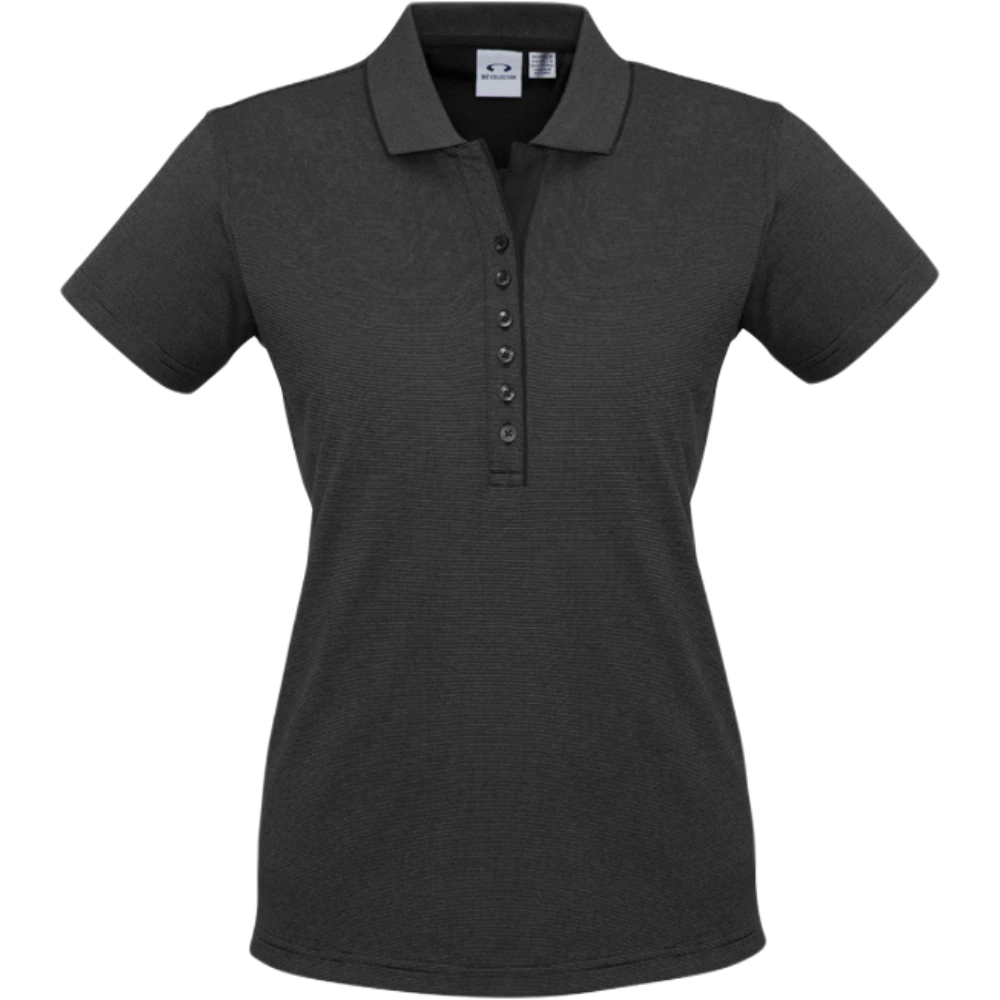 Biz Collection Shadow Ladies Polo P501LS