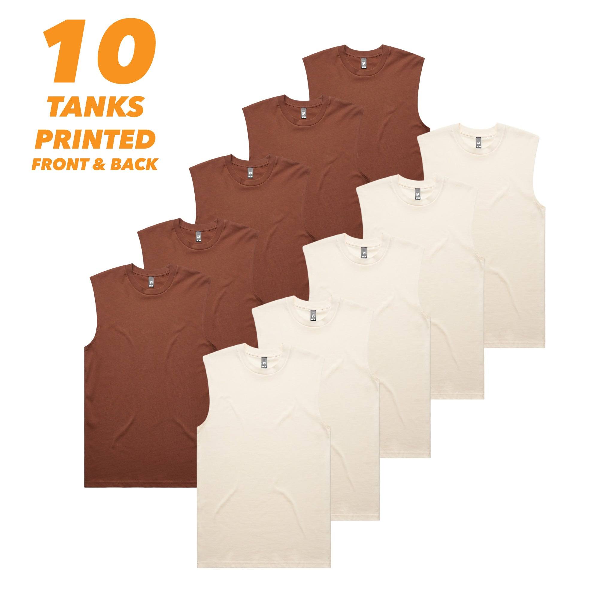 10 x Classic Tank Pack - Printibly