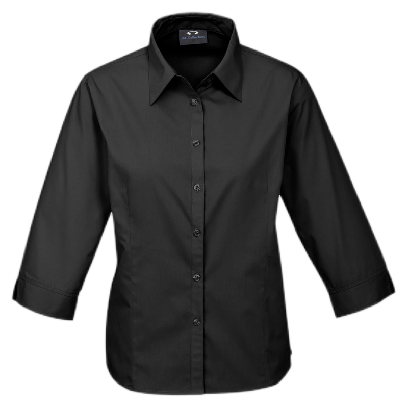 Biz Collection Base Womens 3/4 Sleeve Shirt S10521