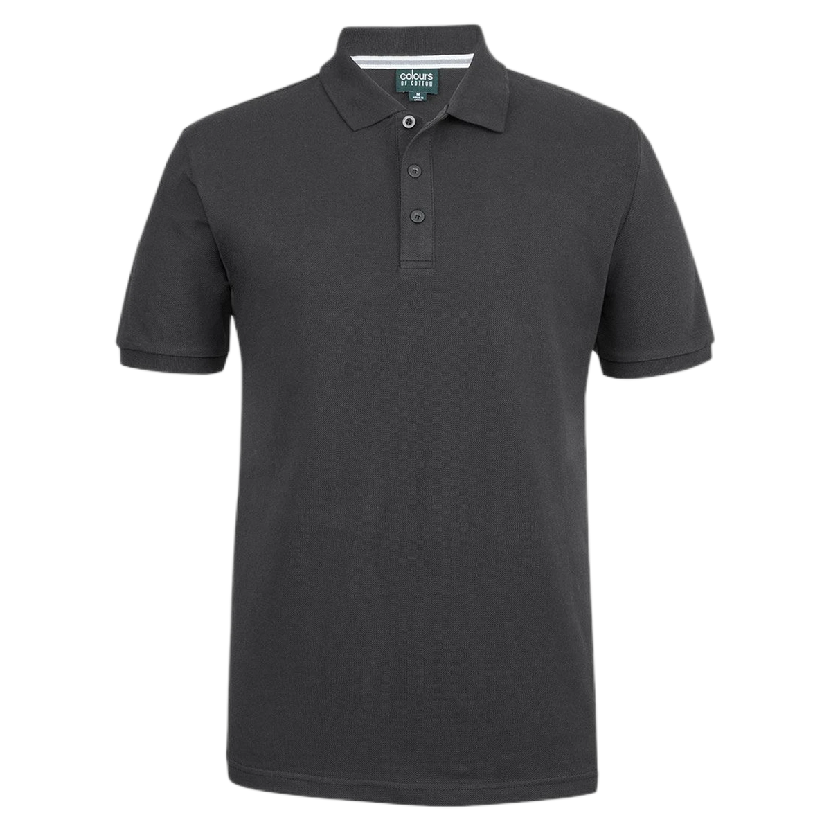 C of C Pique Polo S2MP - Gunmetal