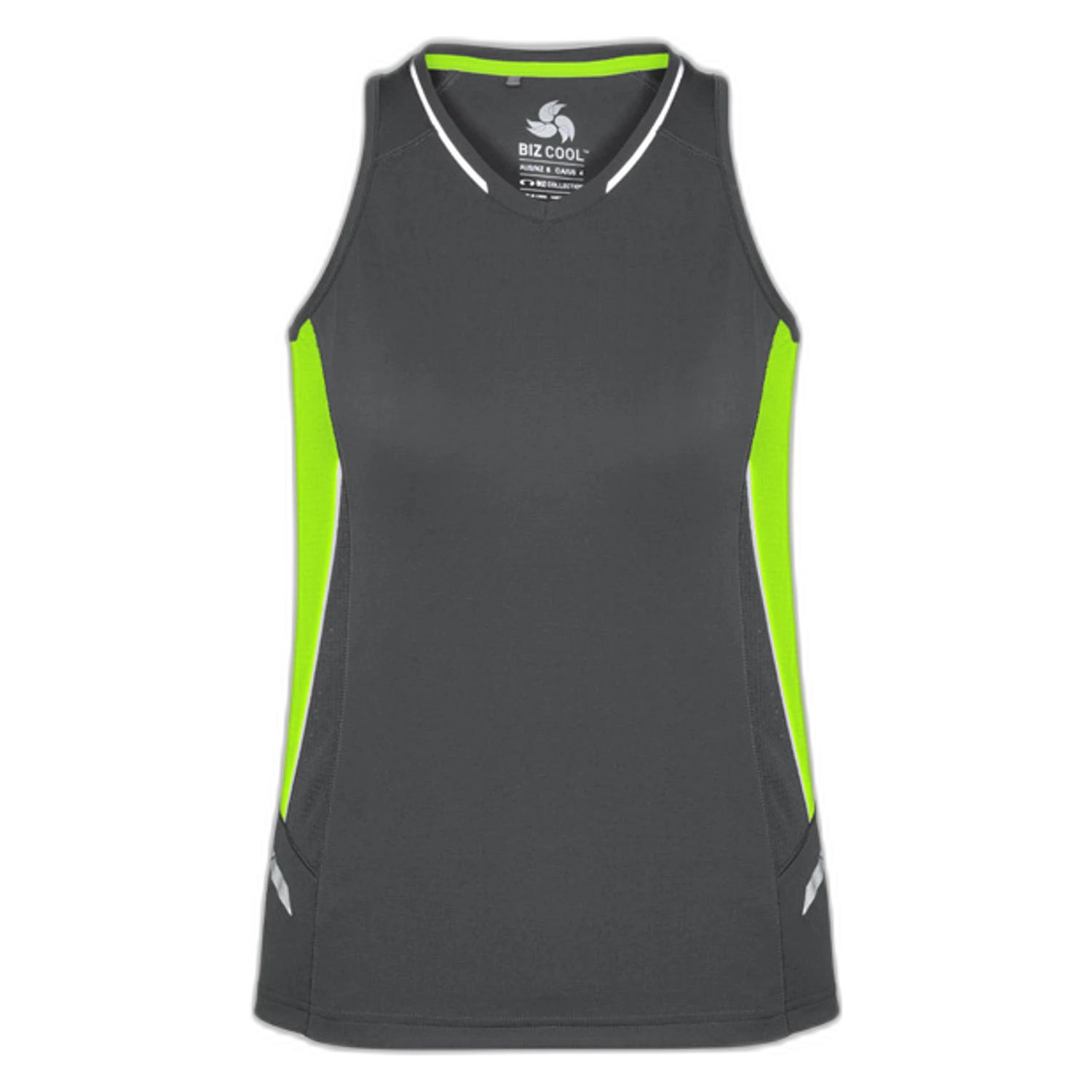SG702L grey fluoro lime silver