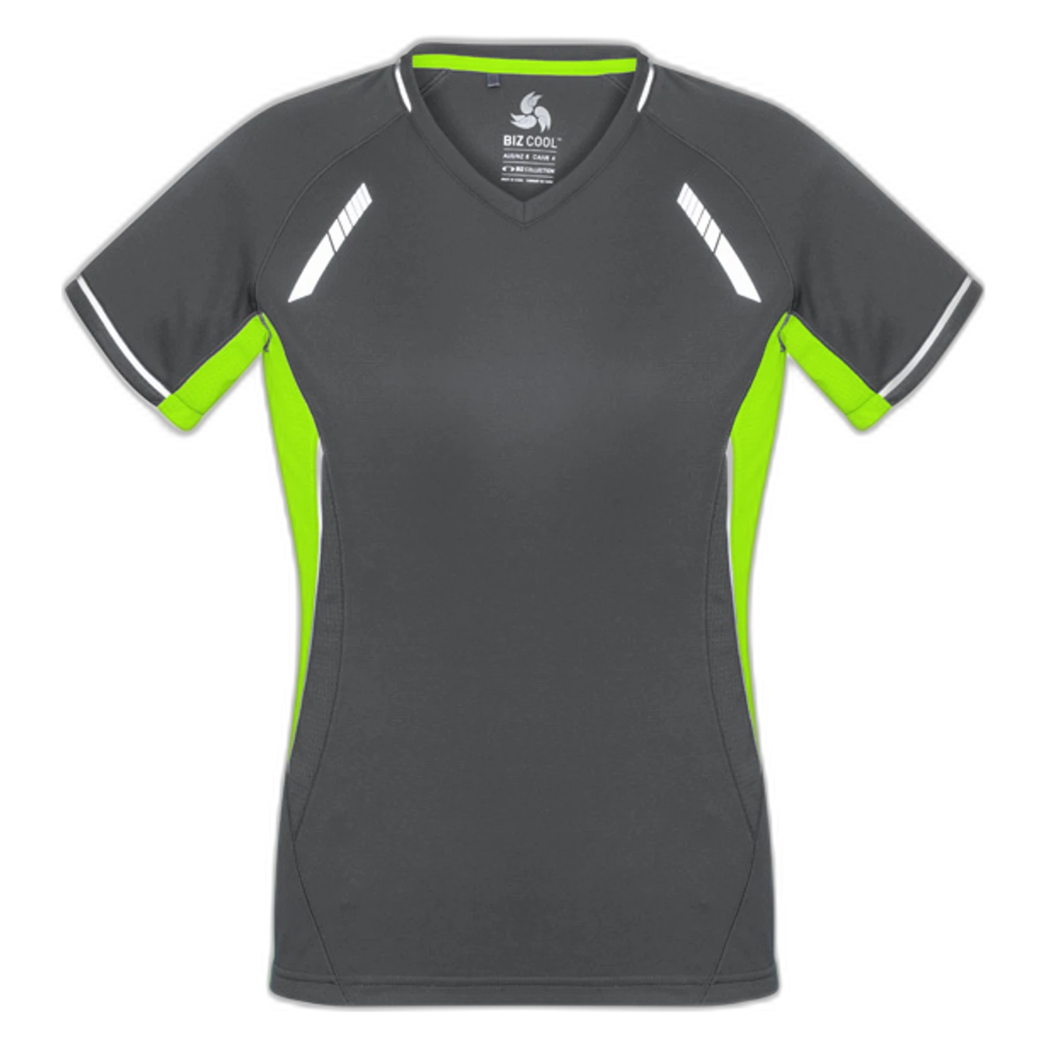T701LS grey fluoro lime silver