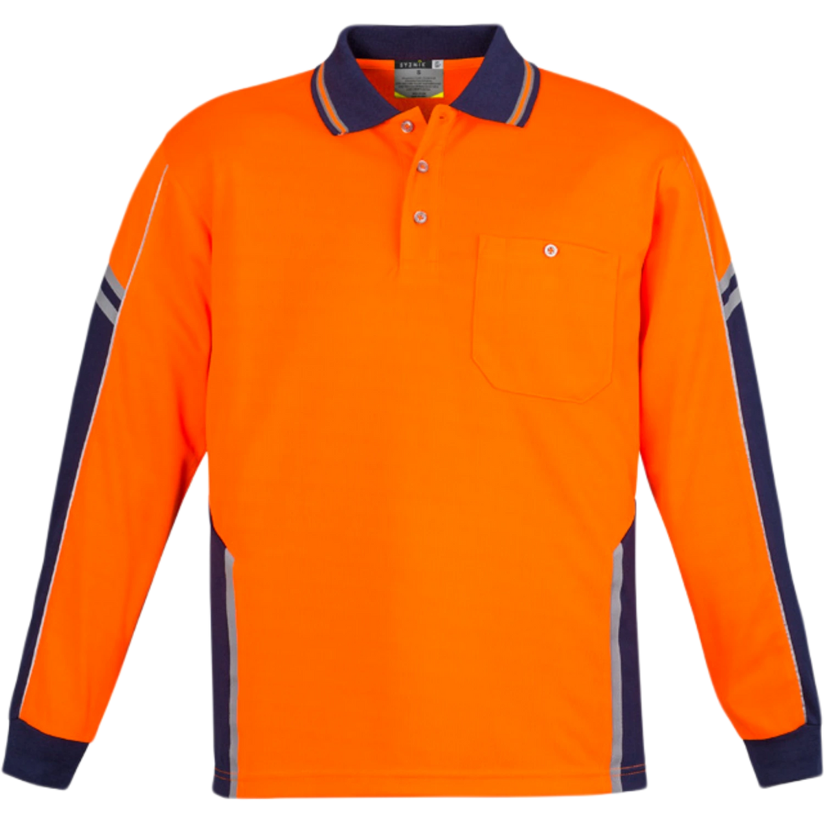 Syzmik Mens Hi Vis Long Sleeve Squad Tee ZH238