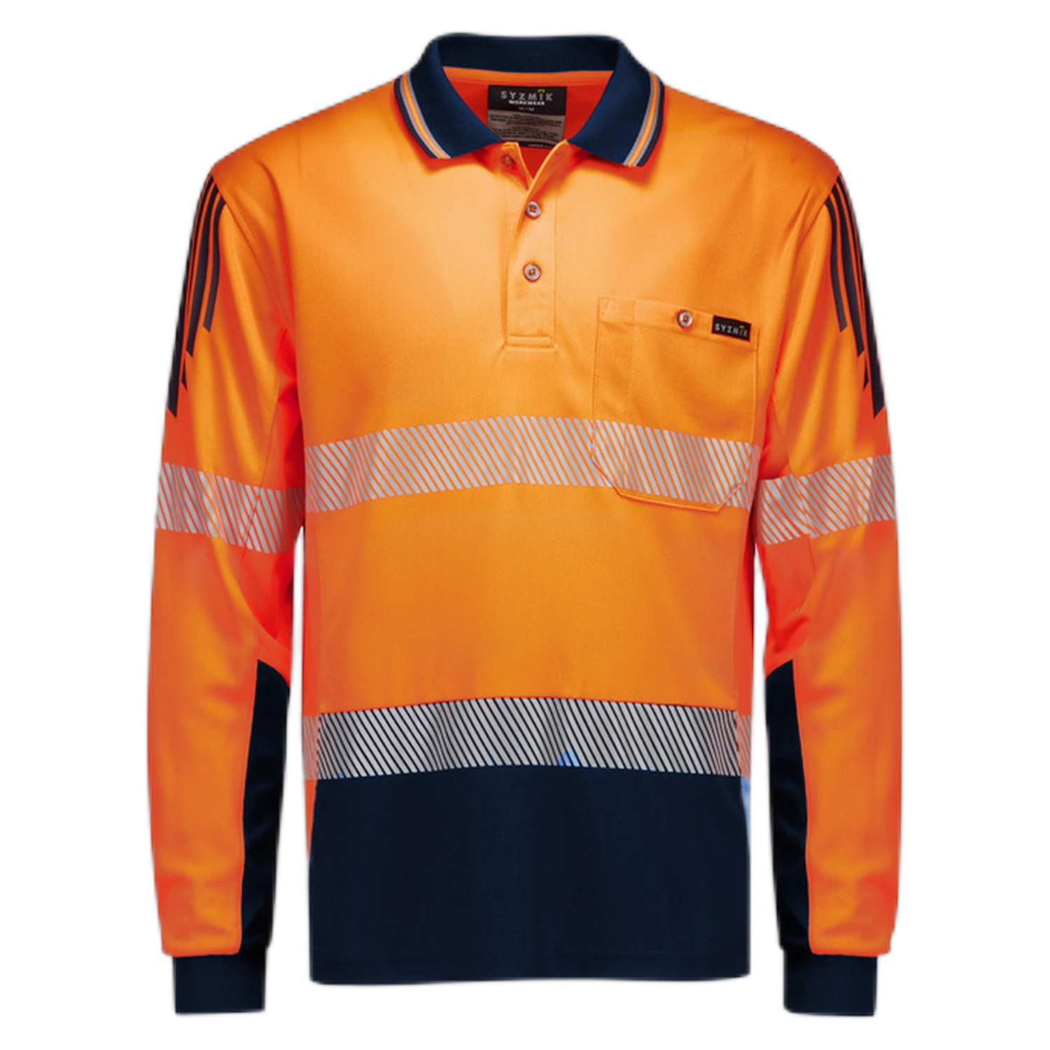 ZH550 - Orange/Navy - front