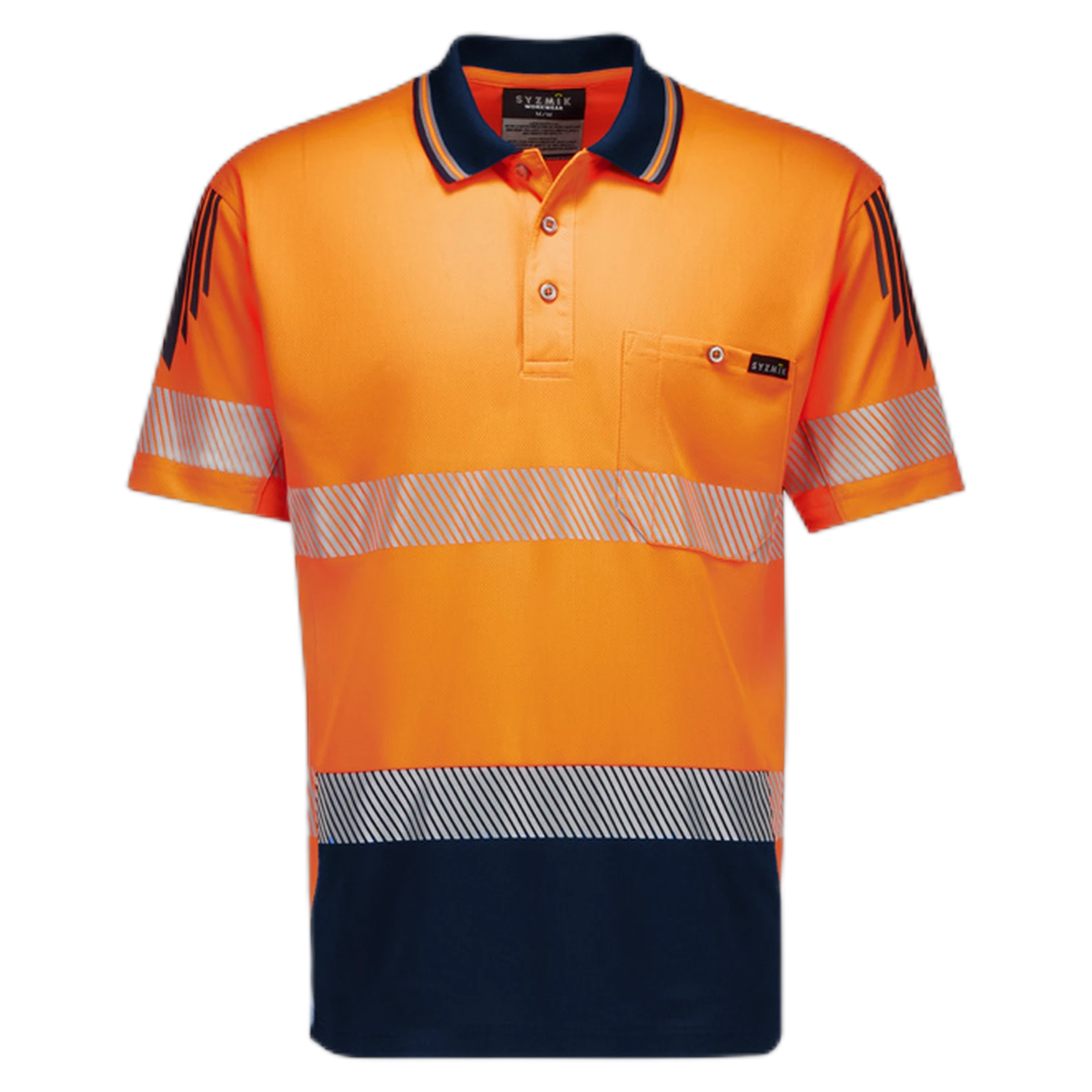 ZH555 - Orange/Navy - front