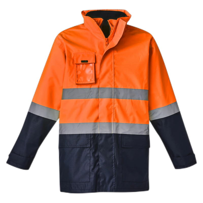 Syzmik Mens Hi Vis Basic 4 In 1 Waterproof Jacket ZJ220