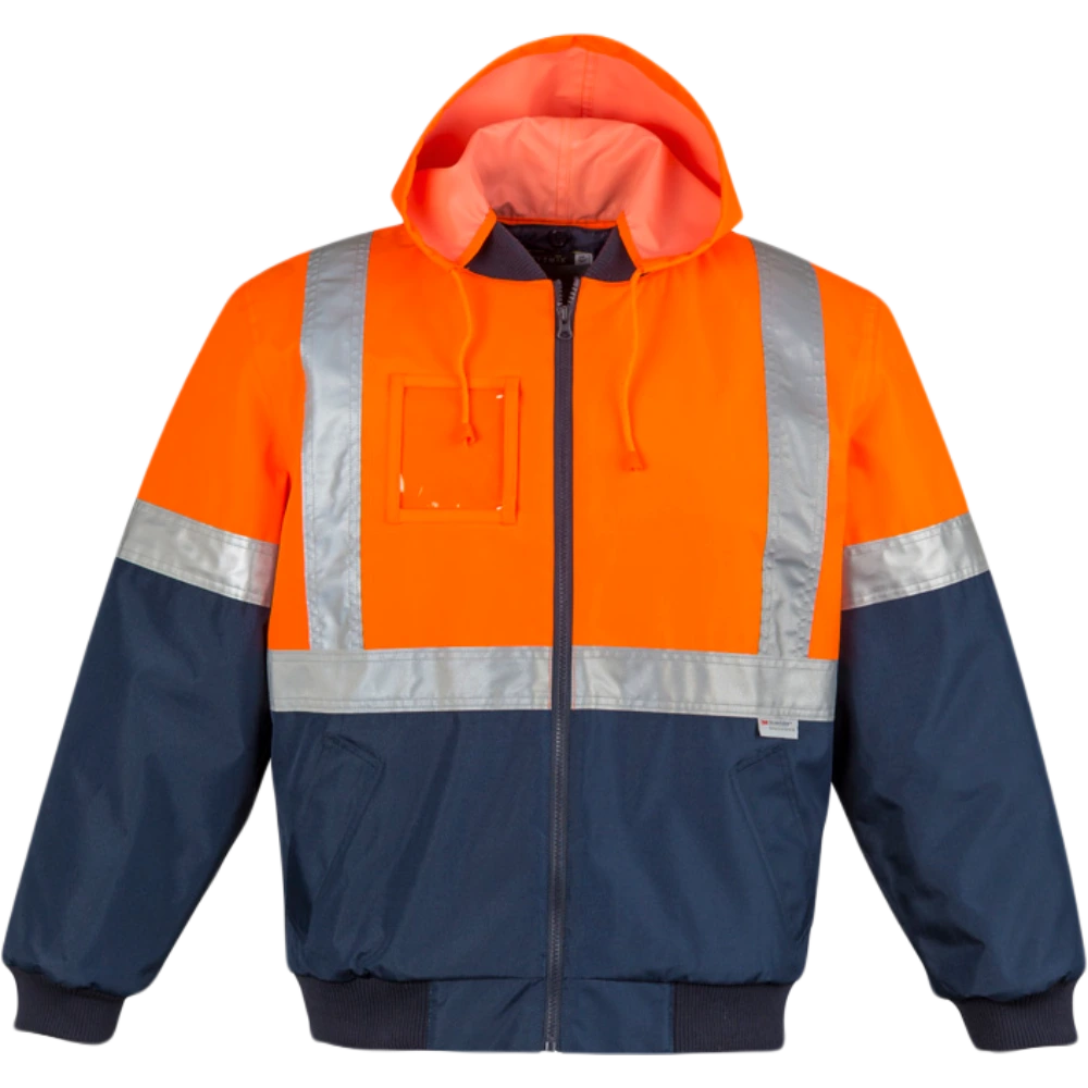 Syzmik Mens Hi Vis Quilted Flying Jacket ZJ351