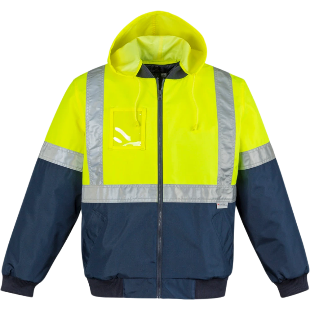 Syzmik Mens Hi Vis Quilted Flying Jacket ZJ351