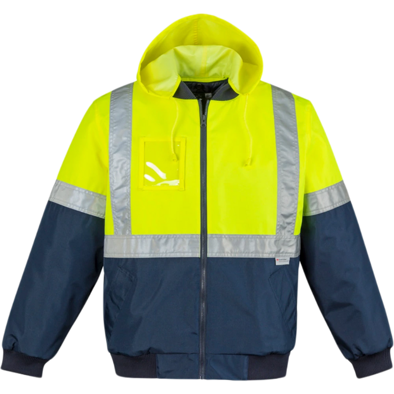Syzmik Mens Hi Vis Quilted Flying Jacket ZJ351