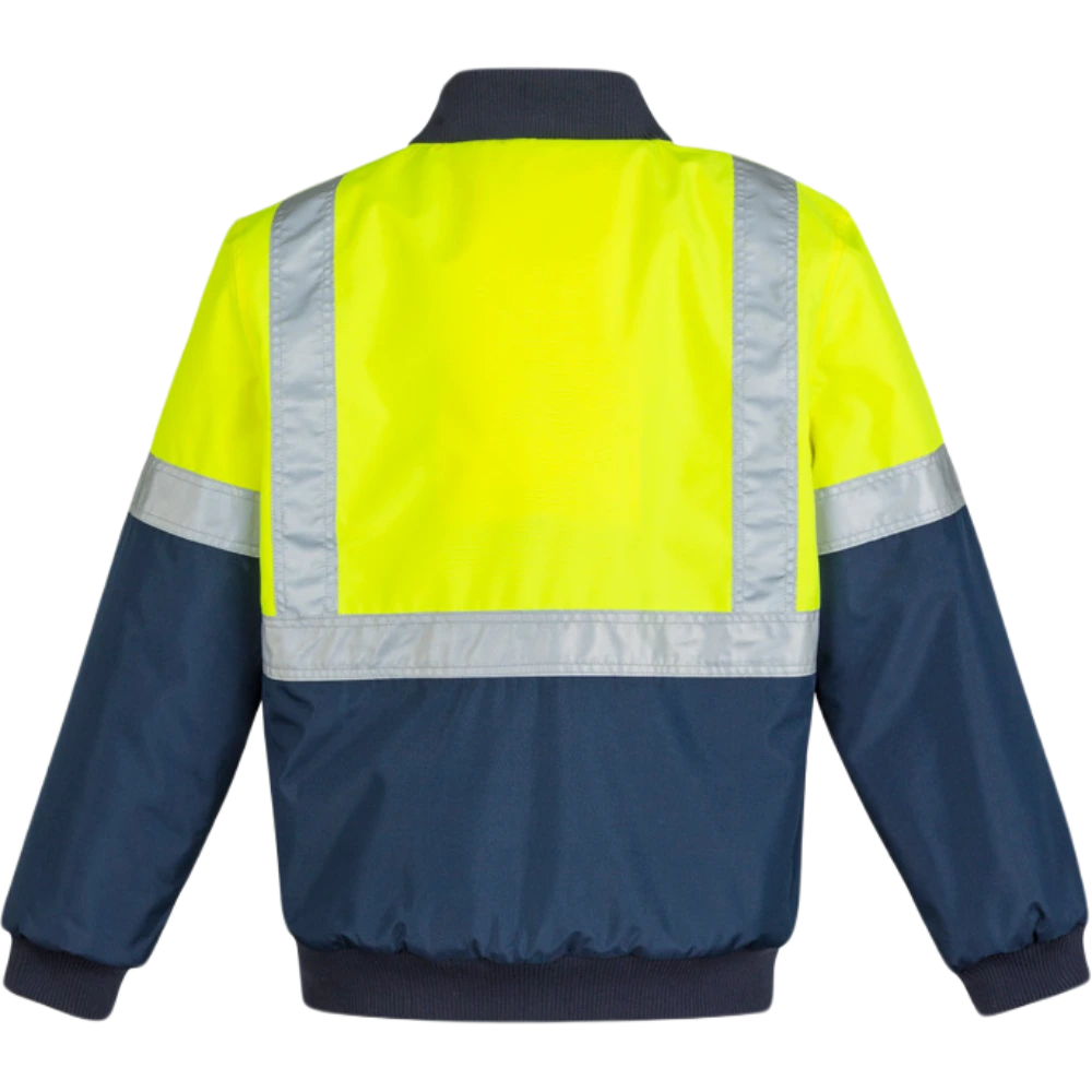 Syzmik Mens Hi Vis Quilted Flying Jacket ZJ351