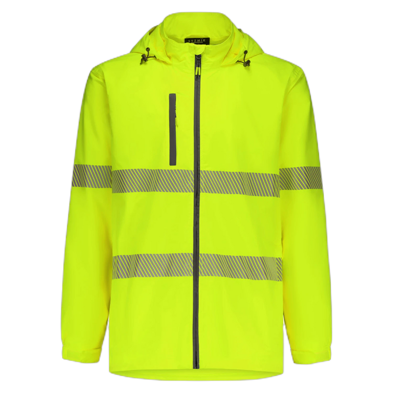 Syzmik Unisex Super Light Segmented Tape Packable Rain Jacket ZJ560