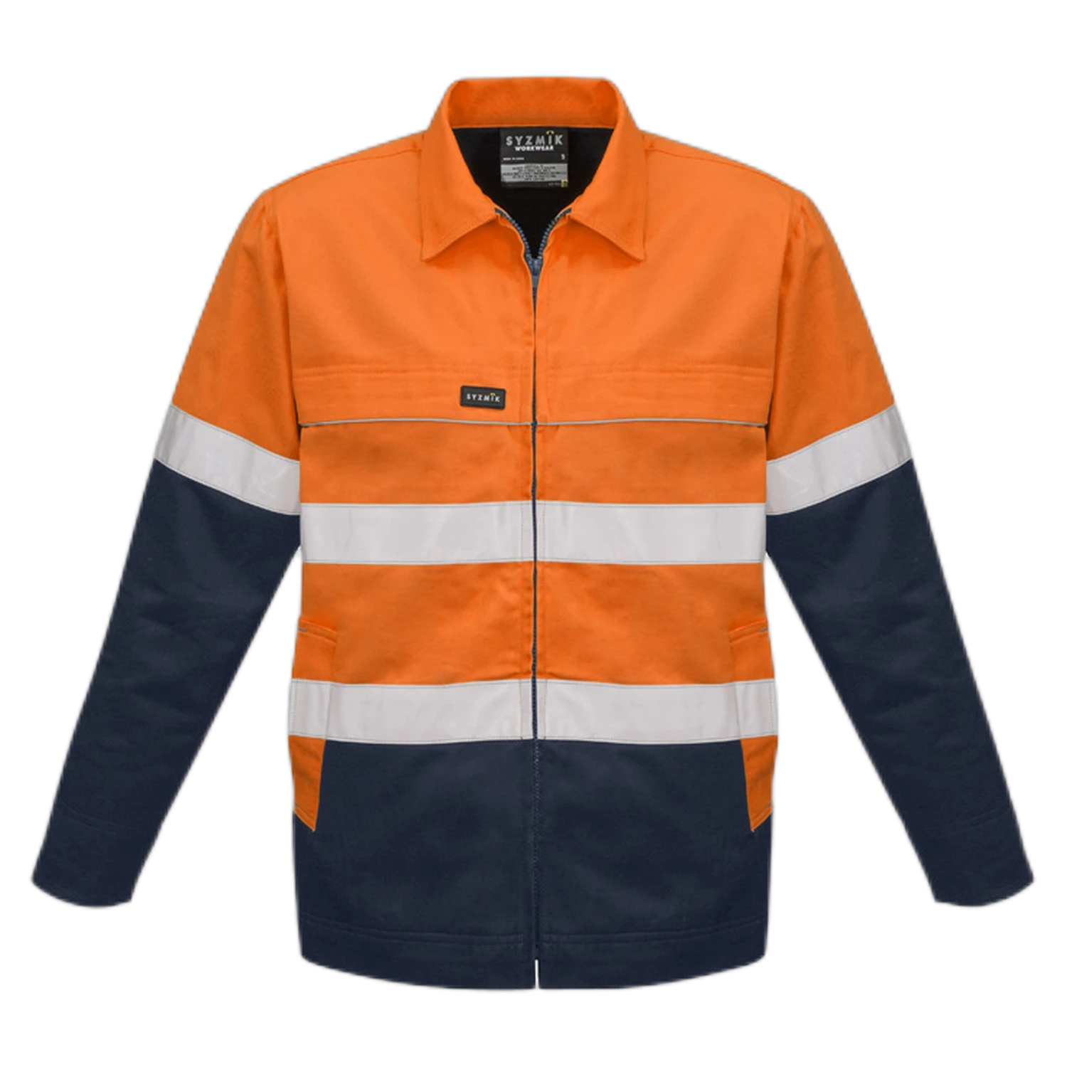 ZJ590 - Orange/Navy - front