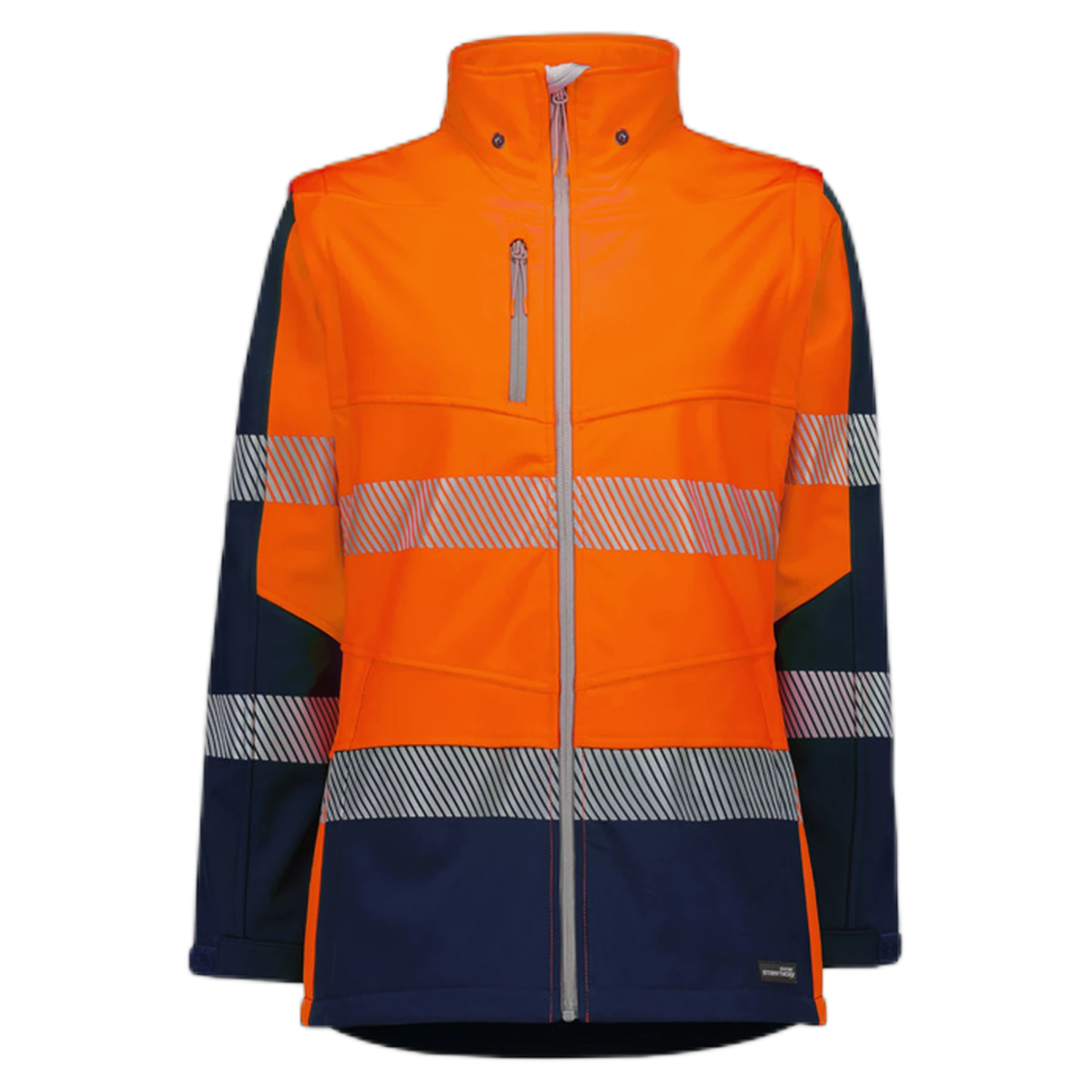 ZJ753 - Orange/Navy - back