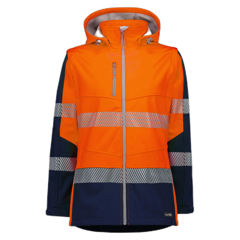 Syzmik Womens Streetworx 2 In 1 Stretch Softshell Jacket ZJ753