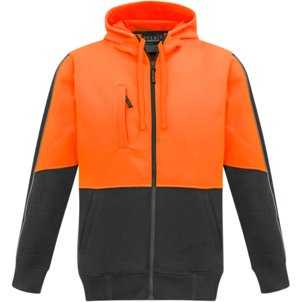 Unisex Hi Vis Full Zip Hoodie ZT485