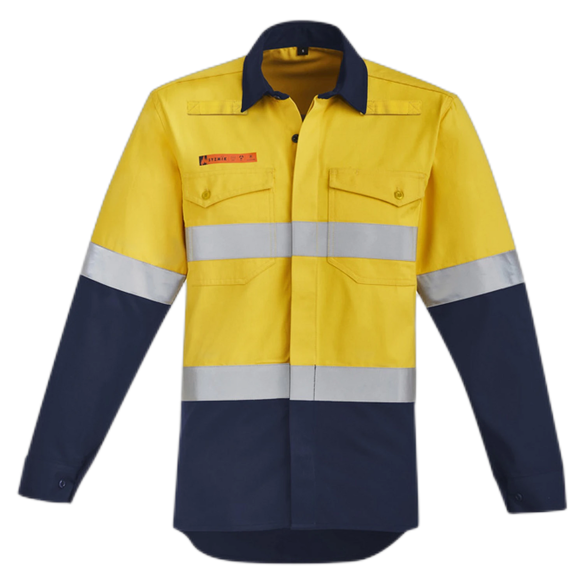 ZW140 - Yellow/Navy - front