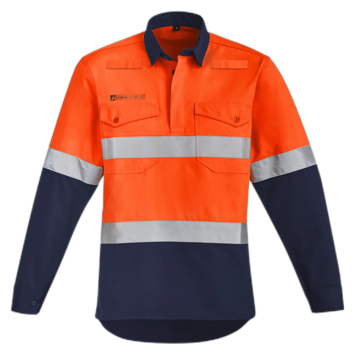 ZW143 - Orange/Navy - front