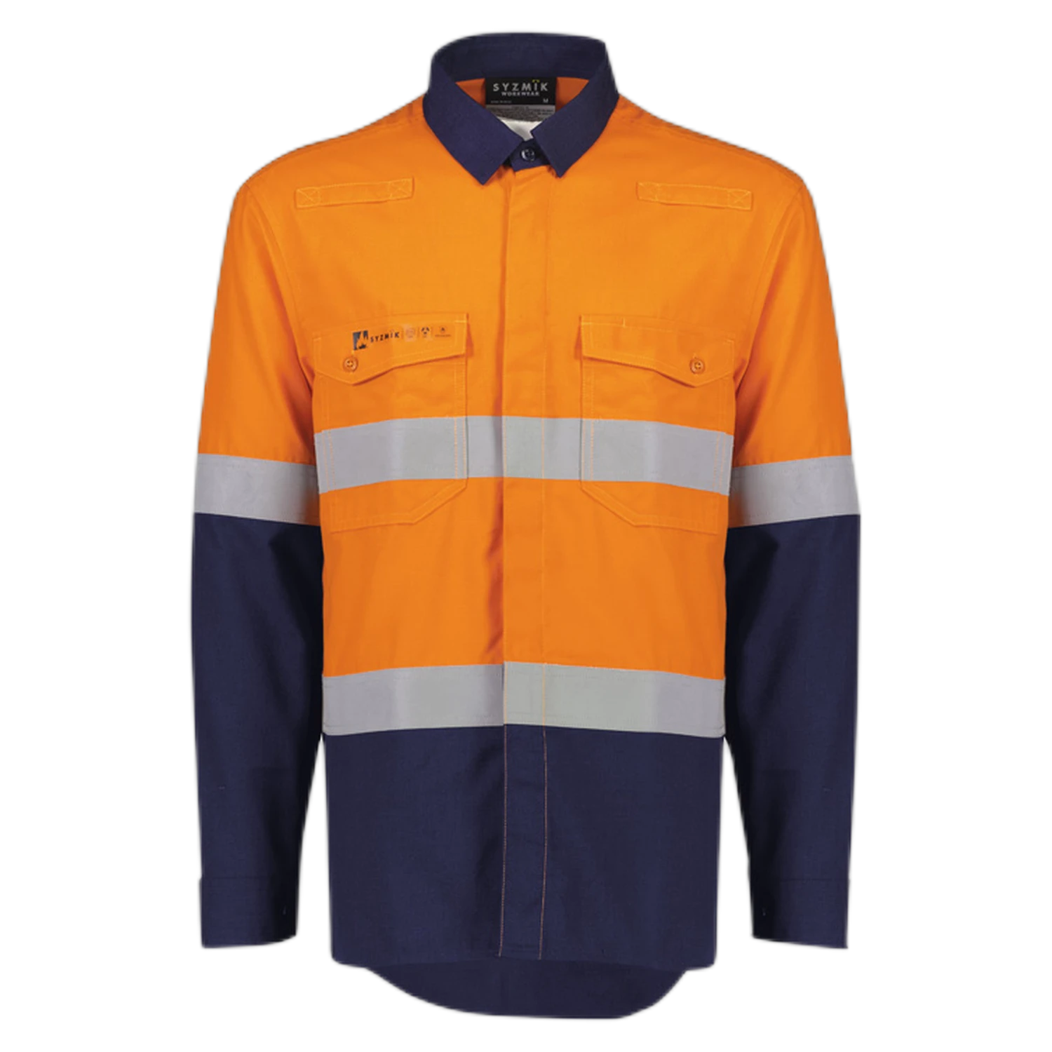 ZW180 - Orange/Navy - front