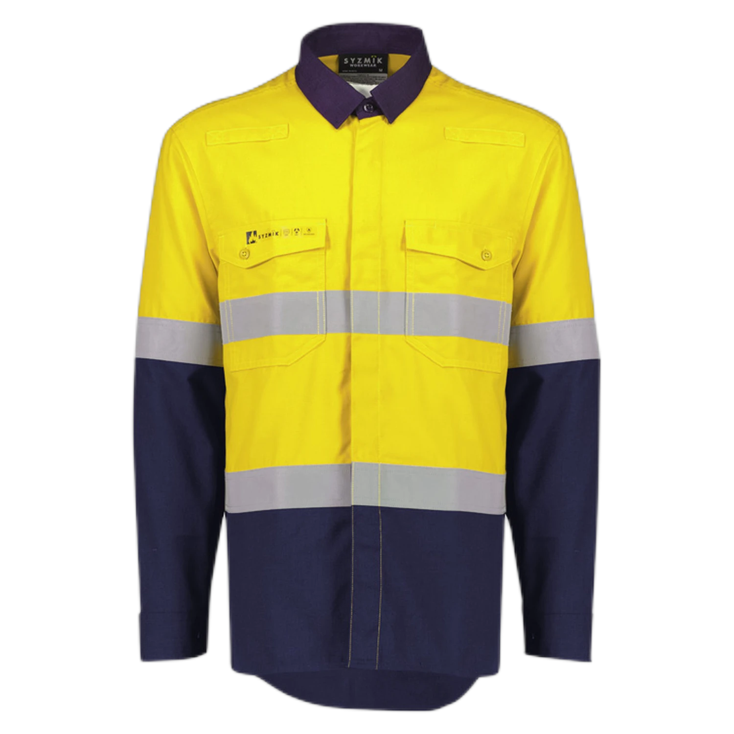 ZW180 - Yellow/Navy - front
