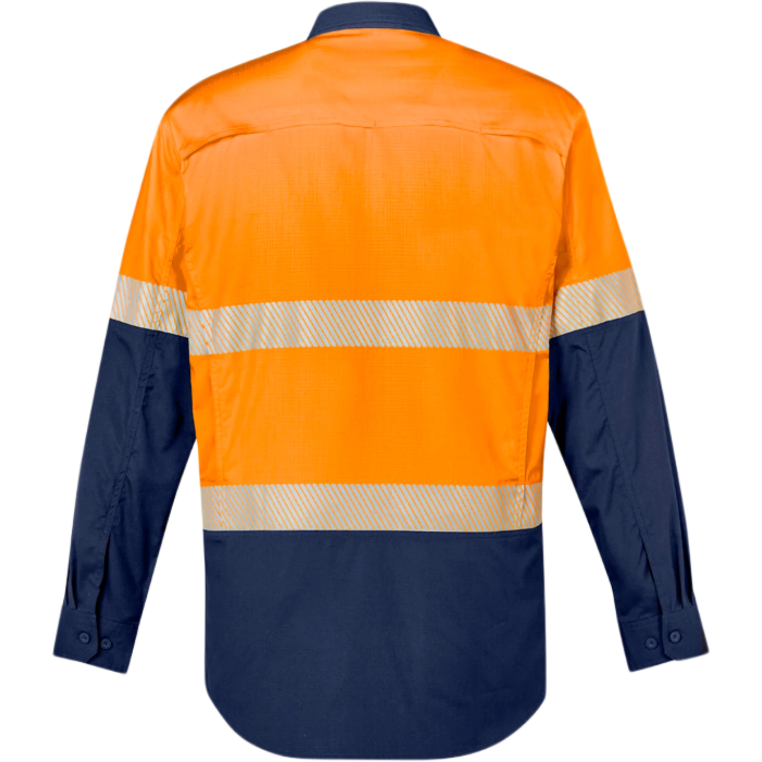 Syzmik Mens Rugged Cooling Hi Vis Segmented Tape Long Sleeve Shirt ZW229