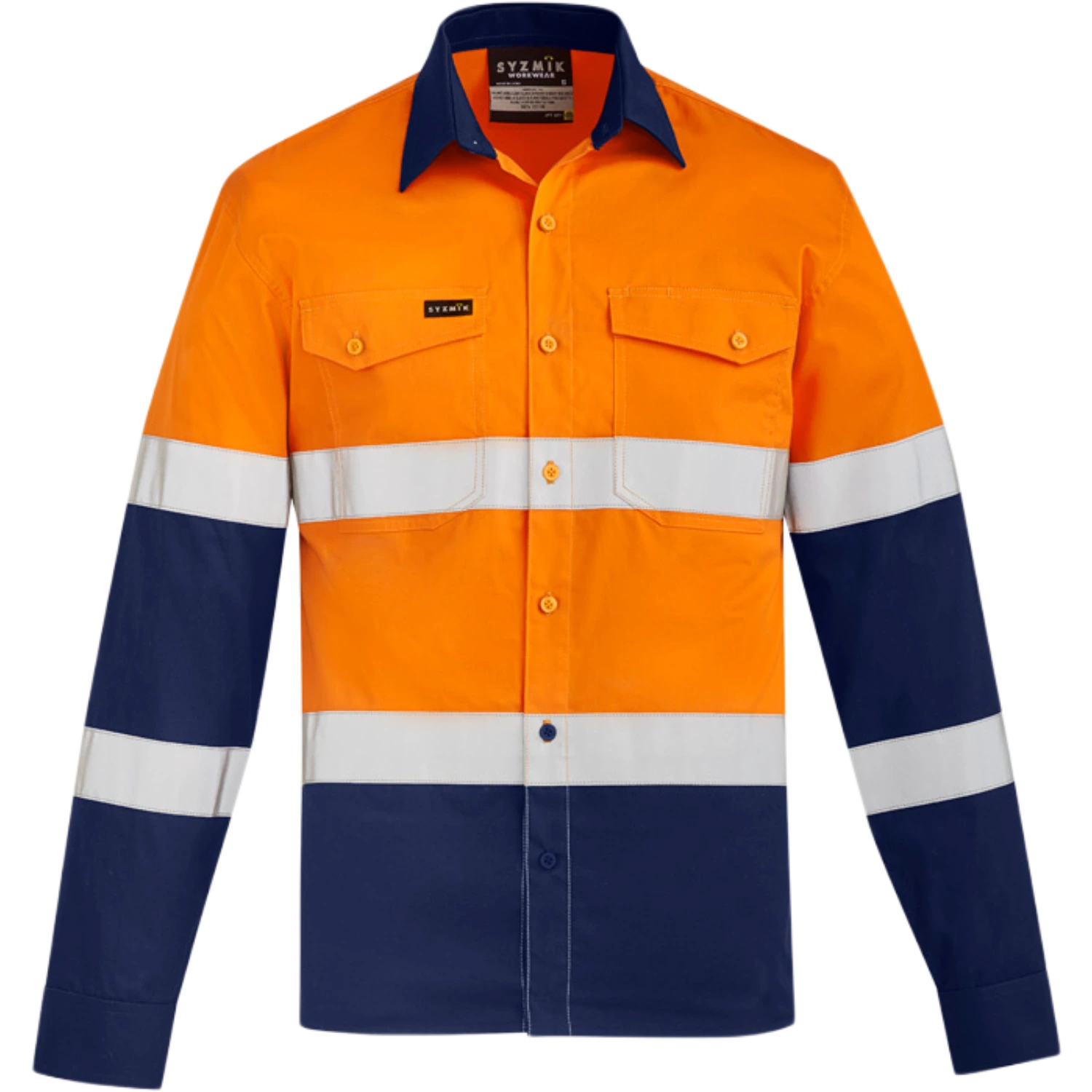 Syzmik Mens Lightweight Bio Motion Long Sleeve Shirt ZW520