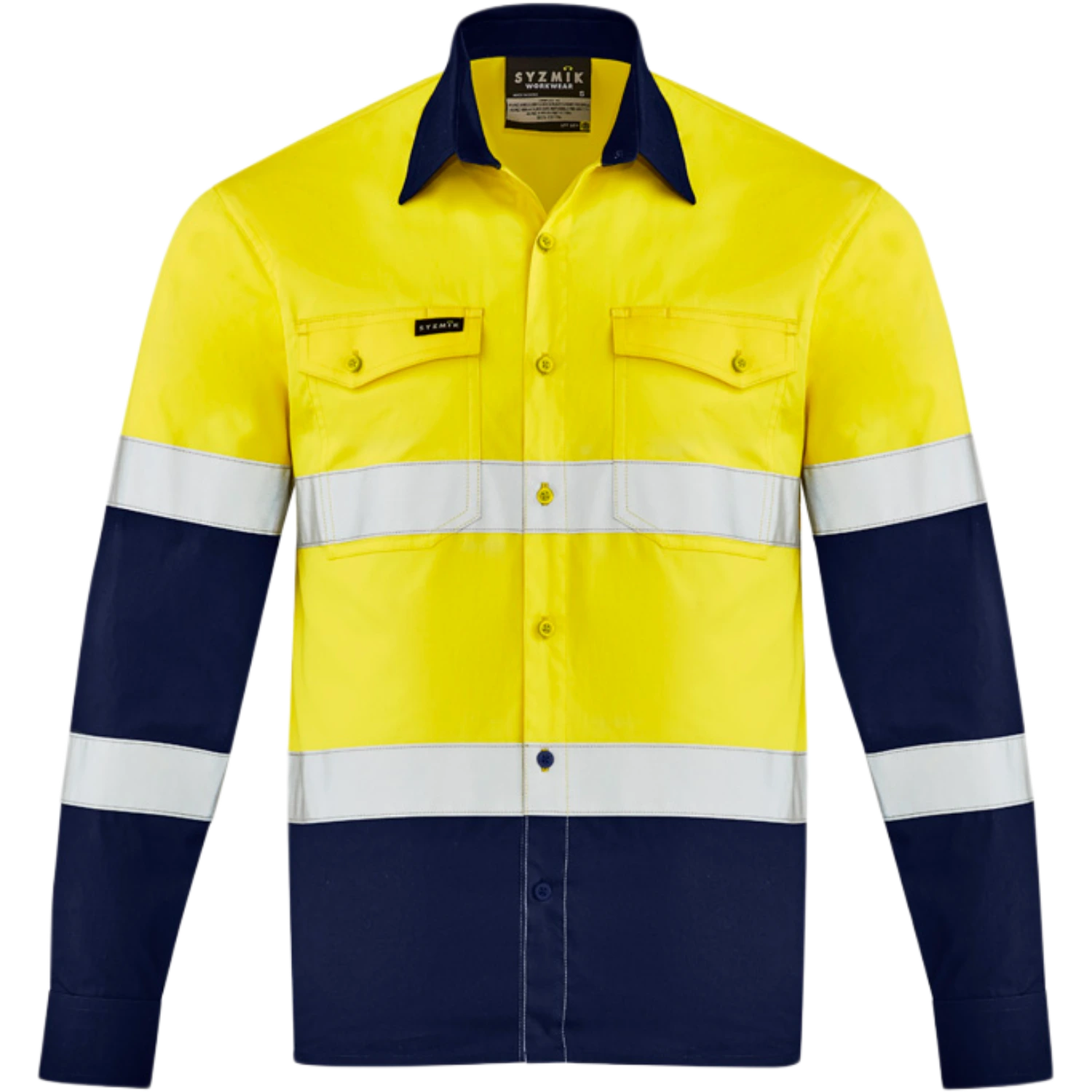 Syzmik Mens Lightweight Bio Motion Long Sleeve Shirt ZW520