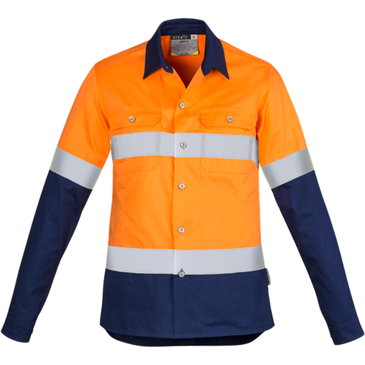 Syzmik Womens Industrial Long Sleeve Shirt ZWL123