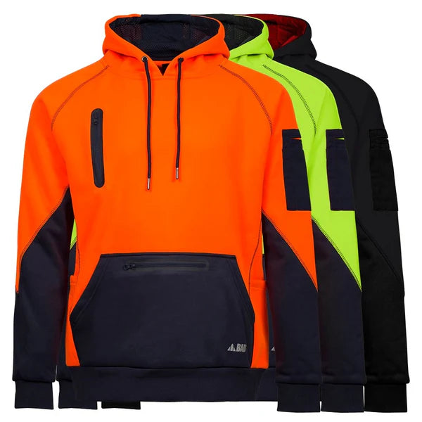 Waterproof Hi-Vis Fleece Hoodie - BAD