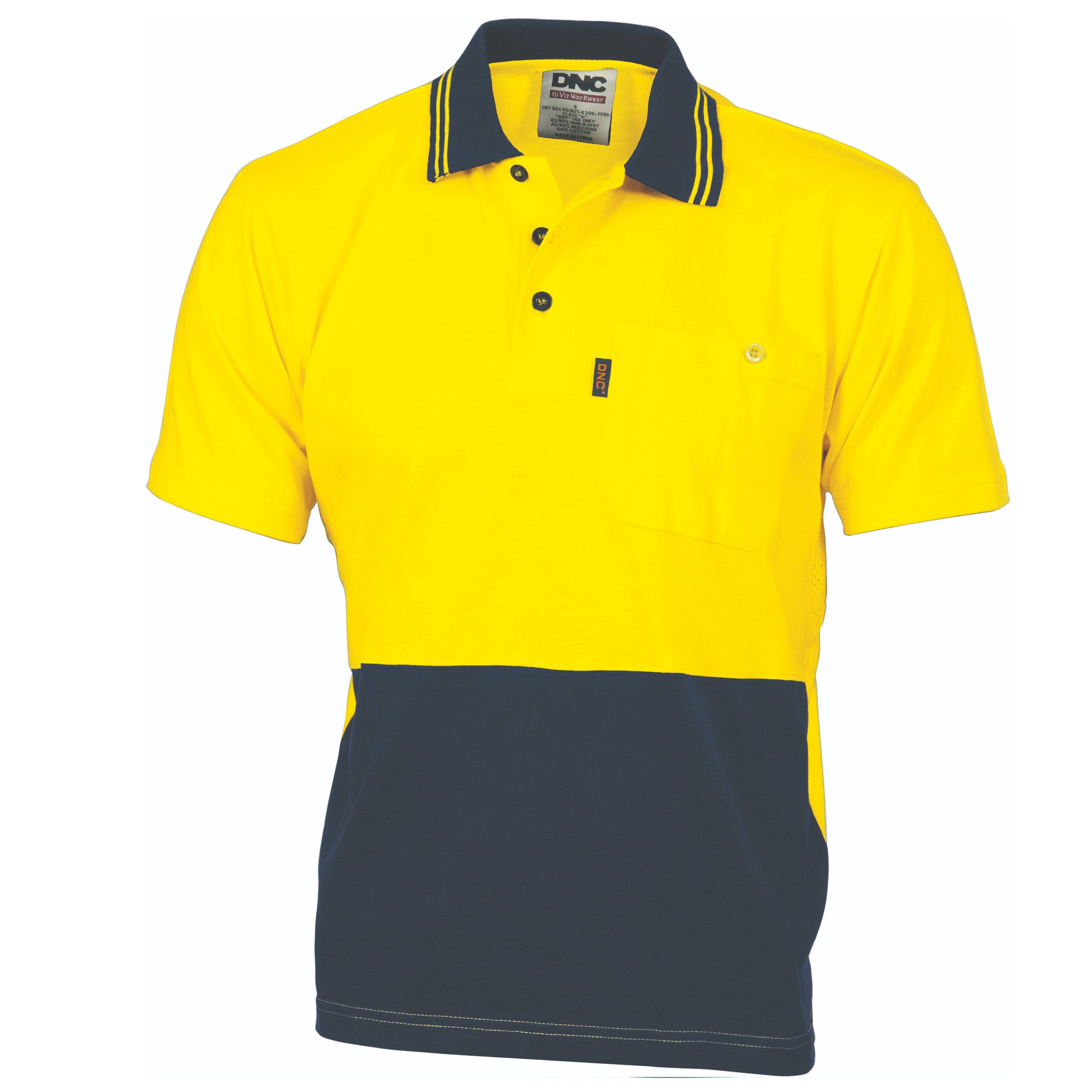 HiVis Cool-Breeze Cotton Jersey Polo 3845 - Printibly