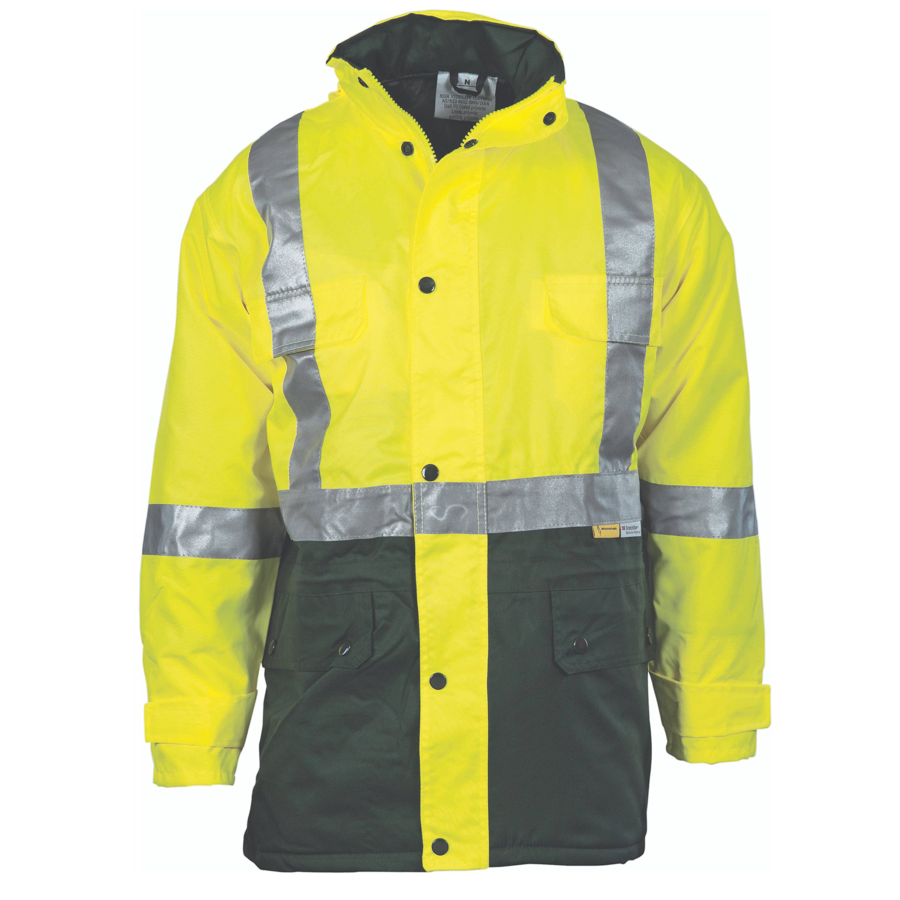 HiVis Two Tone Quilted Jacket With 3M R/Tape 3863 - Printibly