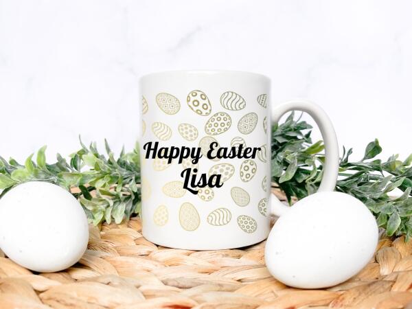 Golden Easter Egg Mug