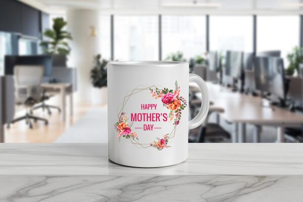 Personalised Mother's Day Flower Mug
