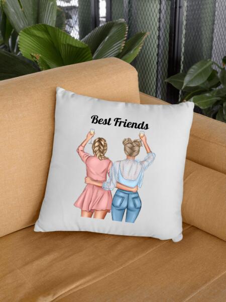 Female Best Friend Cushion Cover - Printibly