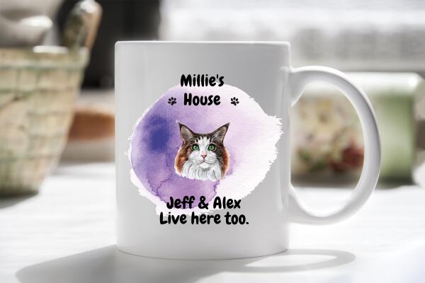 Cat Mug- Kitty's House Mug