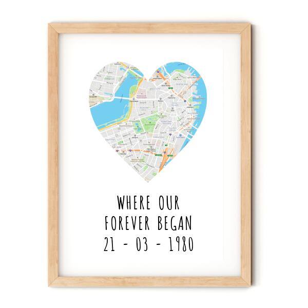 A3 Heart Map - Printibly