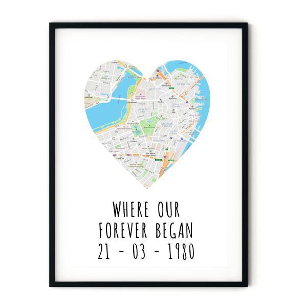 A3 Heart Map - Printibly