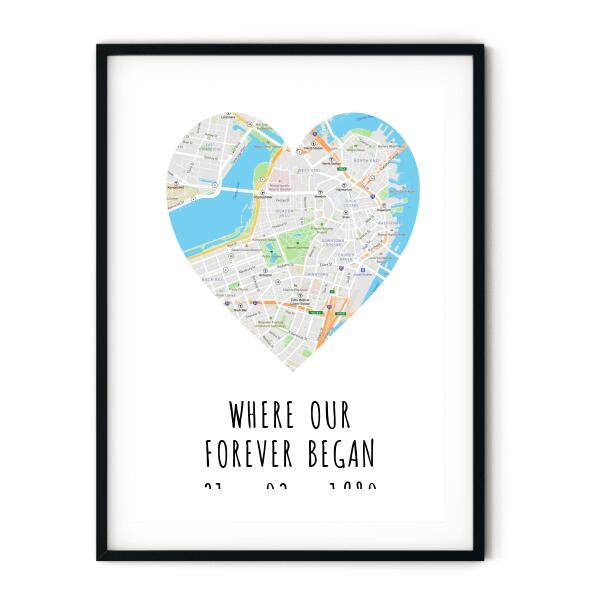 A3 Heart Map - Printibly
