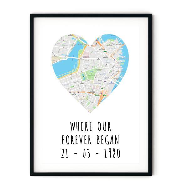 A3 Heart Map - Printibly