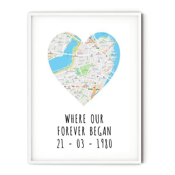 A3 Heart Map - Printibly
