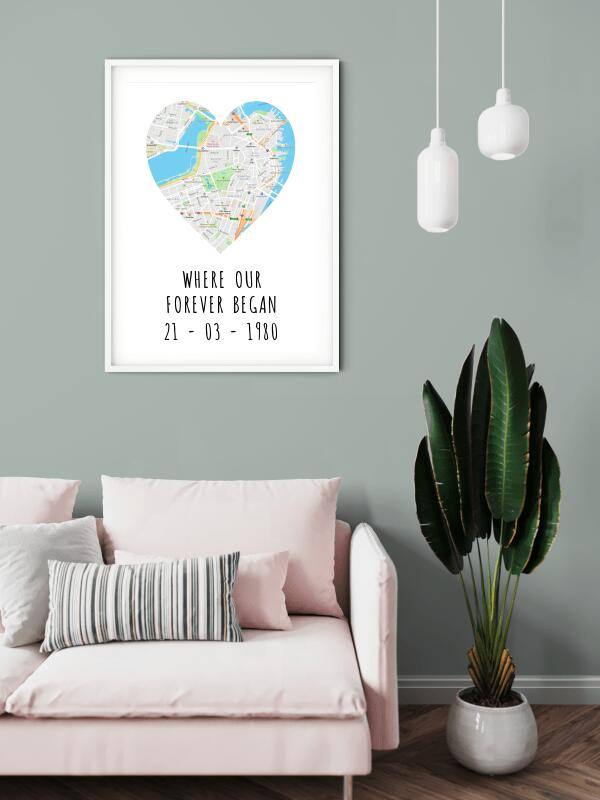 A3 Heart Map - Printibly