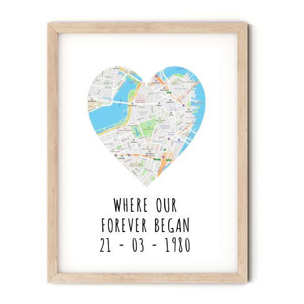 A3 Heart Map - Printibly