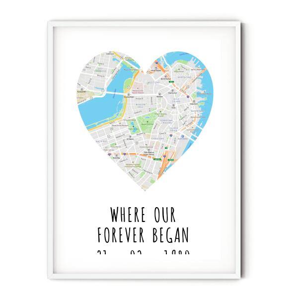 A3 Heart Map - Printibly