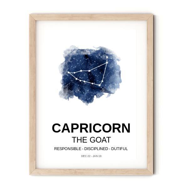 Zodiac Wall Print - Printibly