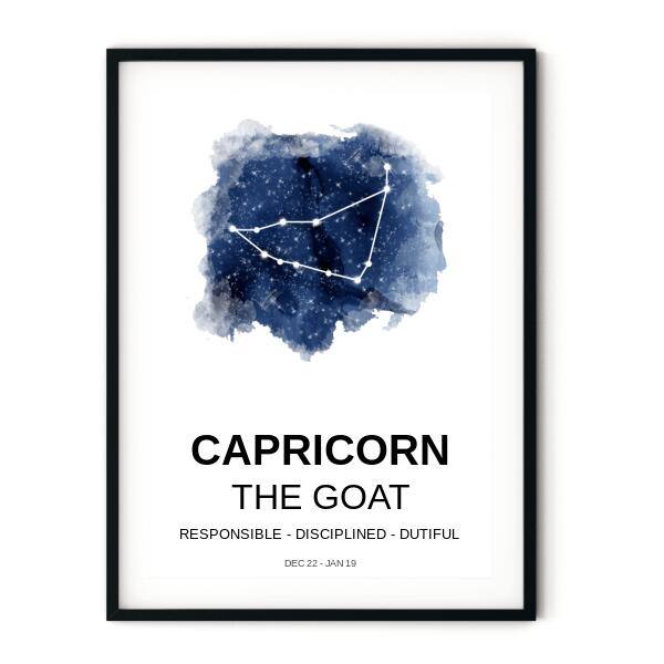 Zodiac Wall Print - Printibly