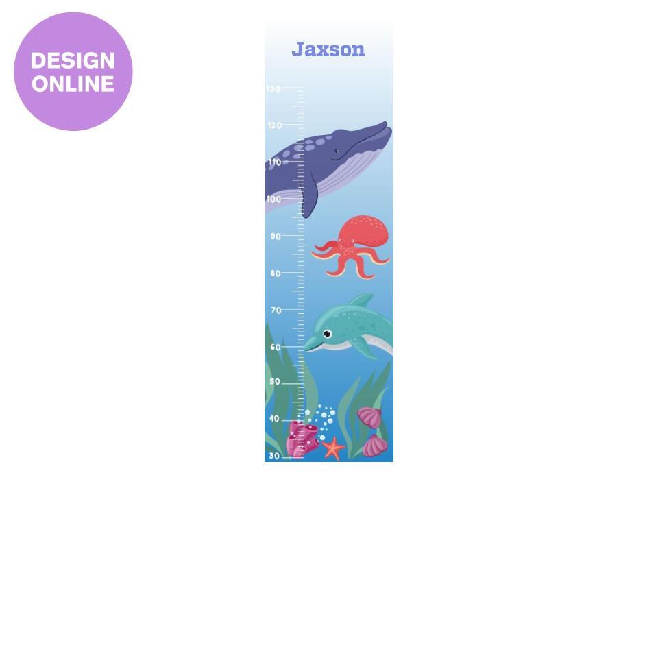 Under The Sea Growth Chart - Printibly