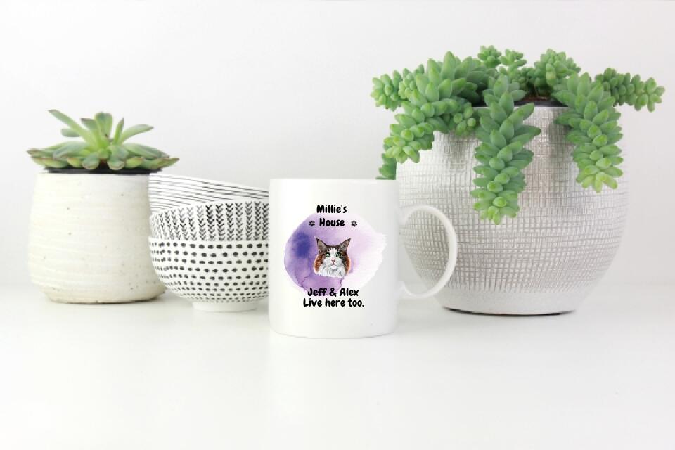 Cat Mug- Kitty's House Mug