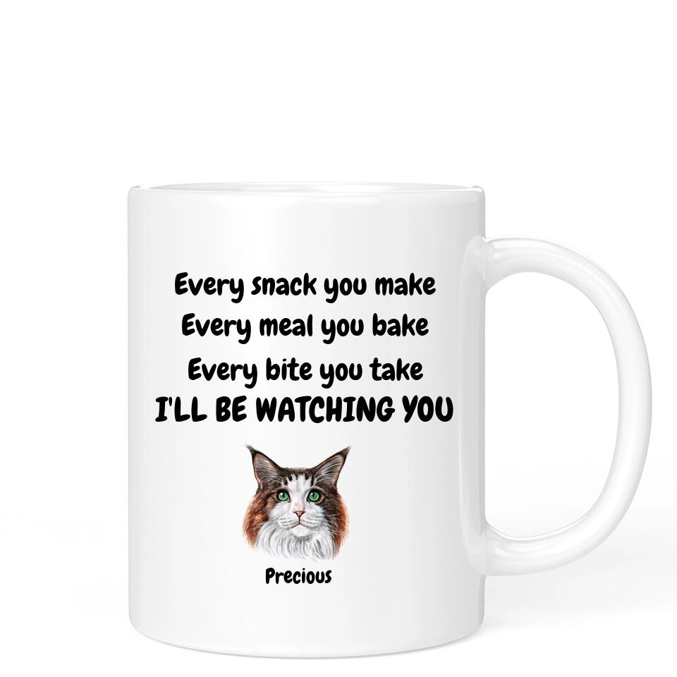Cat Mug- I'll Be Watching You