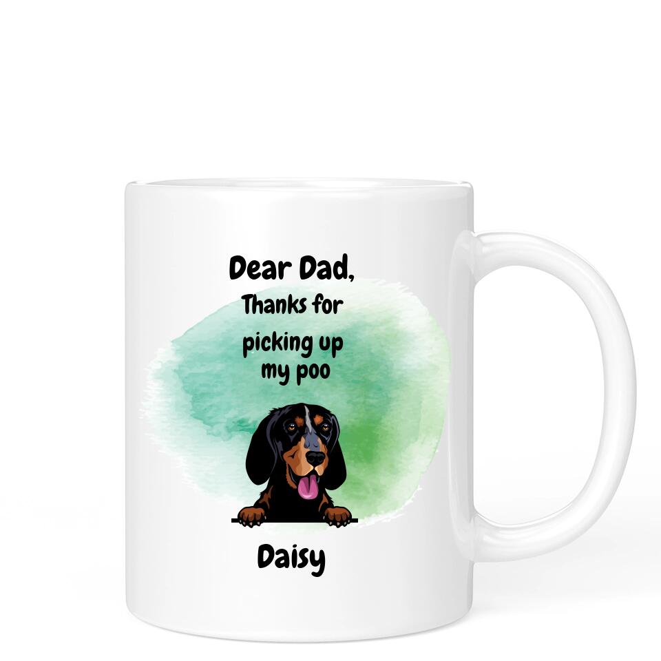 Personalised Dog Poo Mug