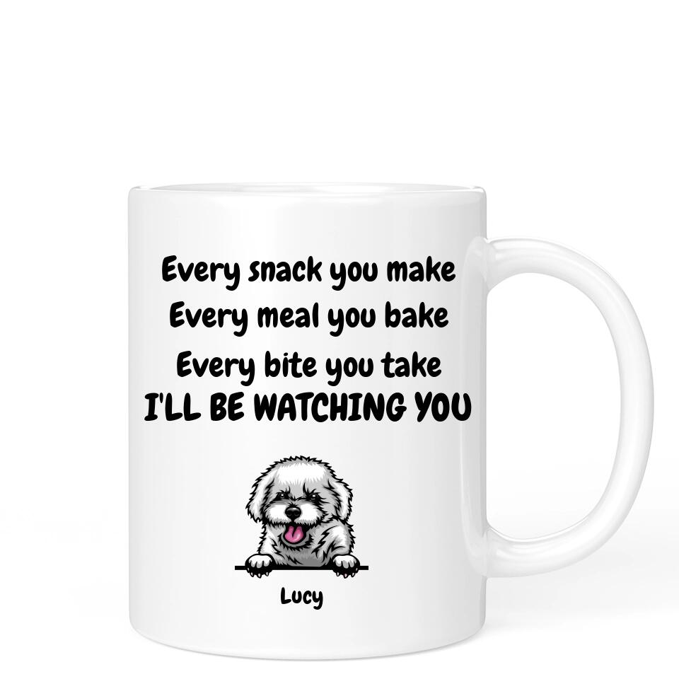 Personalised Dog Mug - I'll Be Watching You