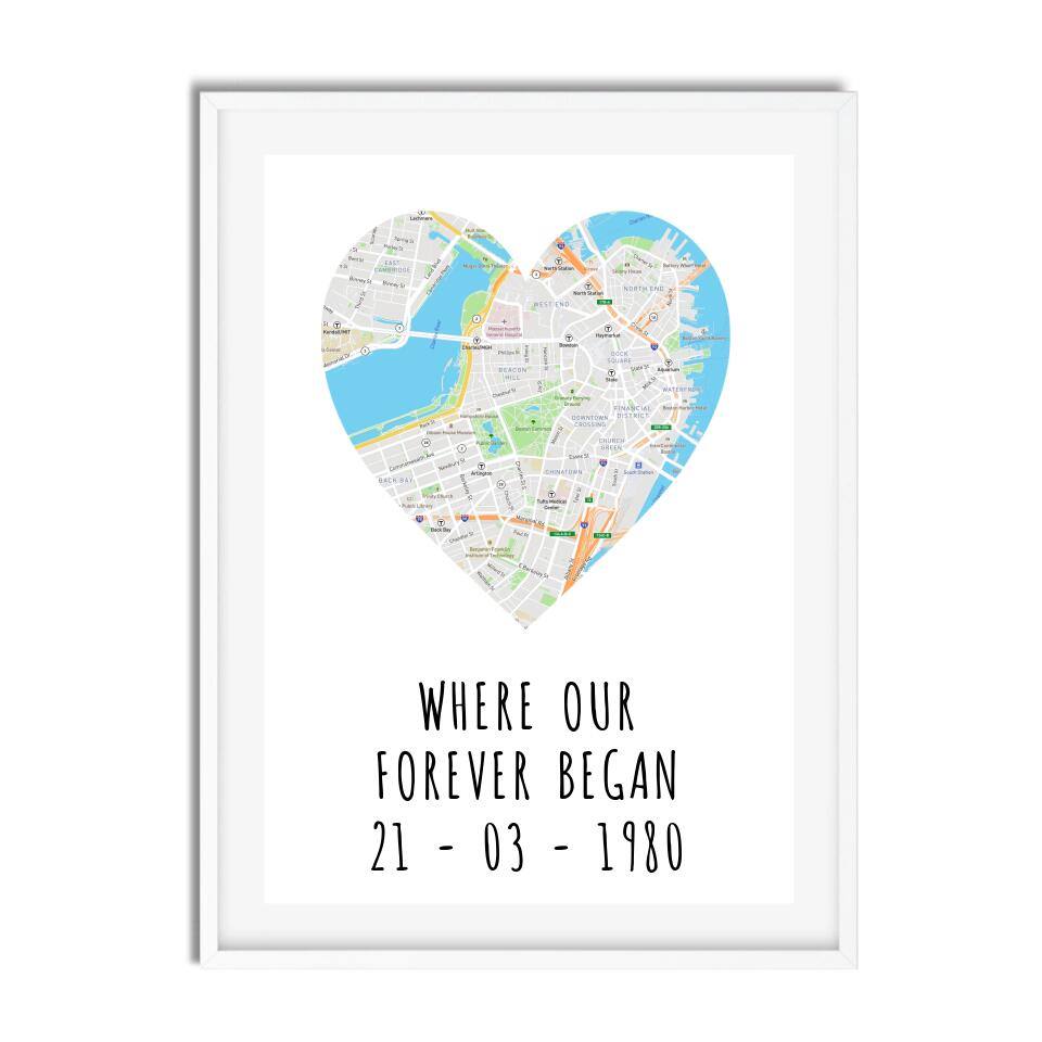 A3 Heart Map - Printibly